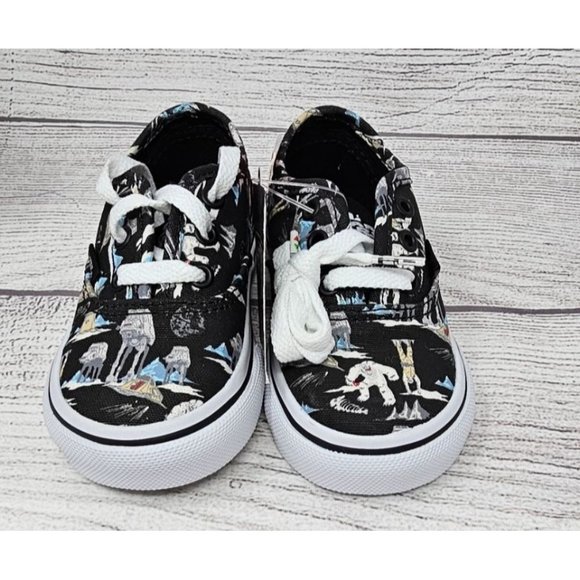 New in box!! Vans Authentic Star Wars Dark Planet Toddler Shoes size 4.5‎ - Picture 10 of 16